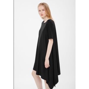 COS Asymmetrical Jersey Shirt Dress